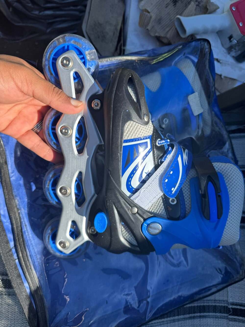 PAISON Inline Skates Size 35-38 Blue Black Roller
